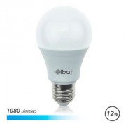 Elbat Bombilla LED - Potencia 12W - Lumenes 1080 - Tipo de Luz 6500K Luz Fria - Casquillo E27 - Angulo 220º - Dimensiones 60X1