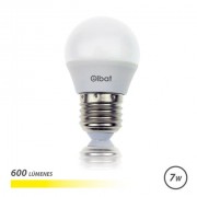 Elbat Bombilla LED - Potencia: 7W - Lumenes: 600 - Tipo de Luz: 3000K Luz Calida - Casquillo: E27 - Angulo: 220º - Dimensiones