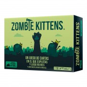 Zombie Kittens Juego de Cartas - Tematica Animales/Zombies/Humor - De 2 a 5 Jugadores - A partir de 7 Años - Duracion 15min. a