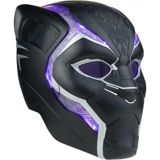 Hasbro Marvel Legends Series Replica Casco Electronico Black Panther - Escala 1:1 - Tecnologia LED