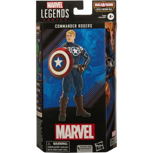 Hasbro Marvel Legens Comandante Rogers - Figura de Coleccion - Altura 15cm aprox.