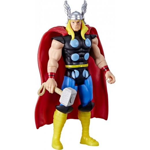 Hasbro Marvel Legens Retro The Mighty Thor - Figura de Coleccion - Altura 9.5cm aprox. - Fabricada en PVC