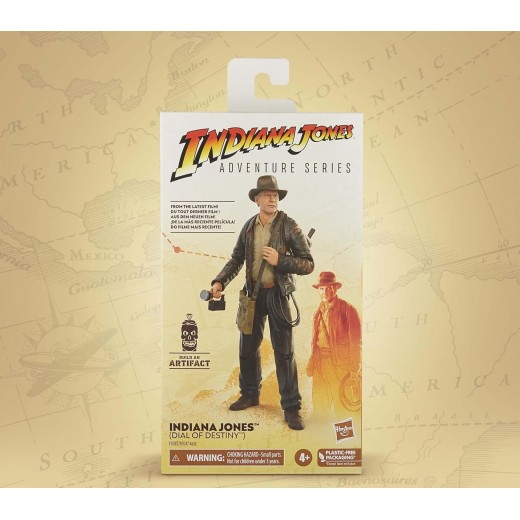 Hasbro Indiana Jones Adventure Series Indiana Jones Dial del Destino - Figura de Coleccion - Altura 15cm aprox.