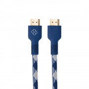 FR-TEC Hdmi 2.1 Cable 1.5m - Transmision de 48 Gbps - Soporte para 4K y 8K - Compatible con Versiones Anteriores - Color Azul