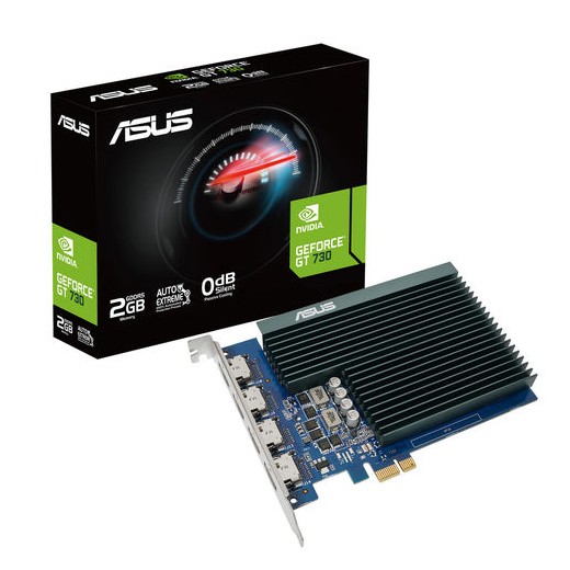 Asus GeForce GT 730 Tarjeta Grafica 2GB GDDR5 NVIDIA - PCIe 2.0