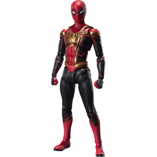 Tamashii Nations SH Figuarts Marvel Spider-Man No Way Home Spider-Man Edicion batalla Final - Figura de Coleccion - Altura 14.5