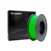 Filamento 3D PLA - Diametro 1.75mm - Bobina 1kg - Color Verde Fluorescente