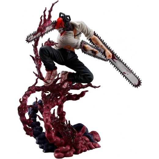 Tamashii Nations Figuarts Zero Chainsaw Man Chainsaw Man modo Batalla contra Bat Devil - Figura de Coleccion - Altura 21cm apro