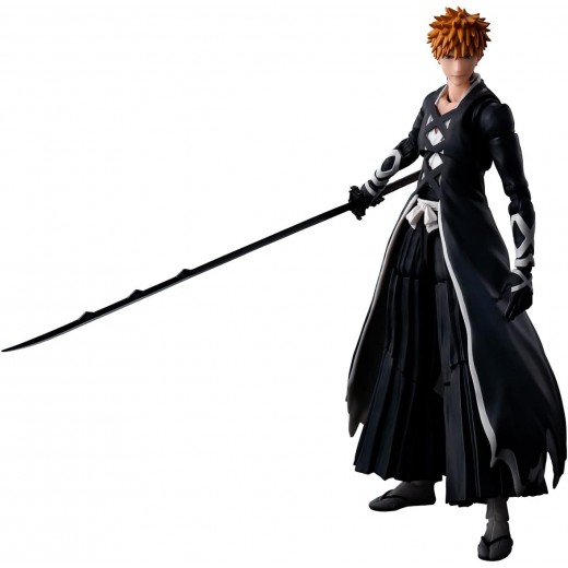 Tamashii Nations SH Figuarts Bleach: Thousand-Year Blood War Ichigo Kurosaki modo Bankai Tensazangetsu - Figura Articulada - Al