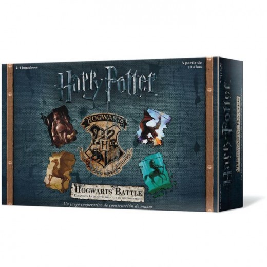 Harry Potter Hogwarts Battle: La Monstruosa Caja de los Monstruos Juego de Cartas - Tematica Fantasia - De 2 a 4 Jugadores - A