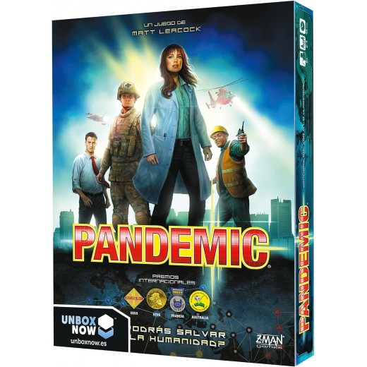 Pandemic Juego de Tablero - Tematica Medicina - De 2 a 4 Jugadores - A partir de 8 Años - Duracion 45min. aprox.