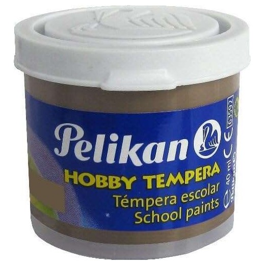 Pelikan Tempera Escolar Frasco 40ml - Facil de Lavar - Ideal para uso Escolar - Color Violeta