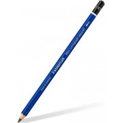 Staedtler Mars Lumograph Aquarell 100A Lapiz de Grafito - Mina 4B - Resistencia a la Rotura - Madera de Bosques Sostenibles