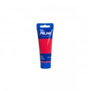 Milan Tubo de Pintura Acrilica 75ml - Pigmentos de Alta Calidad - Mezclable - Color Rojo Coral