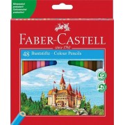 Faber-Castell Classic Colour Pack de 48 Lapices de Colores Hexagonales - Resistencia a la Rotura - Colores Surtidos