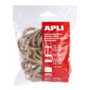 Apli Gomas Elasticas de Caucho Natural - Ø 160 x 5mm - Gran Elasticidad y Resistencia - Contenido 100 G