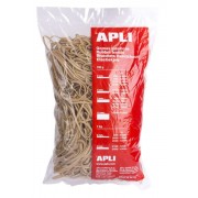 Apli Gomas Elasticas de Caucho Natural - Ø 160 x 3mm - Gran Elasticidad y Resistencia - 1kg de Contenido