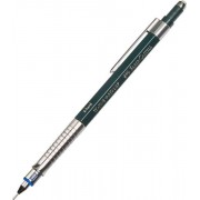 Faber-Castell TK-Fine Vario L Portaminas HB 0.7mm - Con Goma de Borrar - Clip de Metal - Color Verde