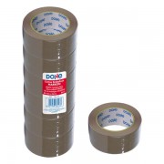 Dohe Pack de 6 Rollos de Precinto de Polipropileno - Medidas 48mm x 66m - Color Marron