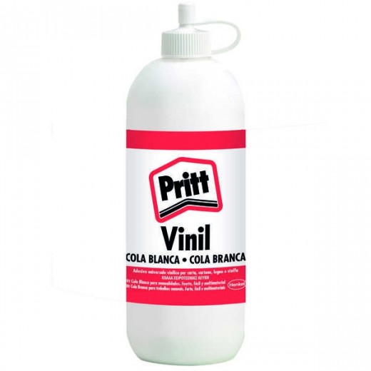 Pritt Bote de Cola Blanca 250ml - Ideal para Manualidades - Adhesivo para Diversos Materiales