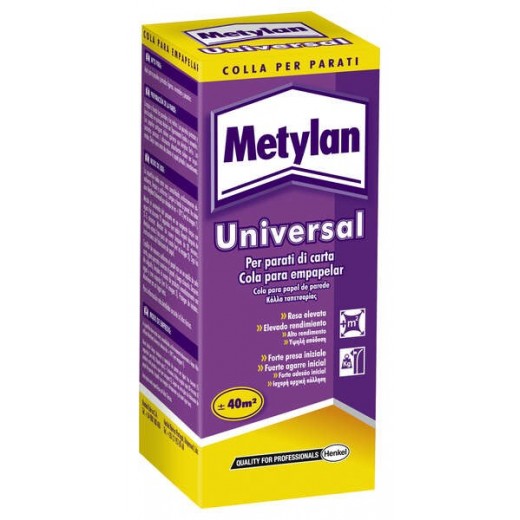 Metylan Universal Cola Universal para Papeles Pintados 125gr - Adhesivo de Alta Resistencia - Facil de Aplicar