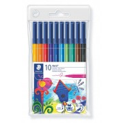 Staedtler Noris 326 Rotulador de Punta de Fibra - Resistente a la Presion - Tinta Base de Agua - Colores Surtidos