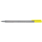 Staedtler Triplus Fineliner 334 Rotulador de Punta Fina - Trazo de 0.3mm - Tinta Base de Agua - Color Amarillo Claro