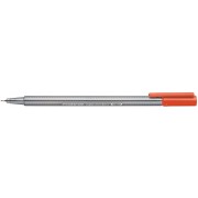 Staedtler Triplus Fineliner 334 Rotulador de Punta Fina - Trazo de 0.3mm - Tinta Base de Agua - Color Rojo Escarlata