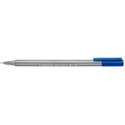 Staedtler Triplus Fineliner 334 Rotulador de Punta Fina - Trazo de 0.3mm - Tinta Base de Agua - Color Azul