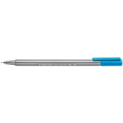 Staedtler Triplus Fineliner 334 Rotulador de Punta Fina - Trazo de 0.3mm - Tinta Base de Agua - Color Cian