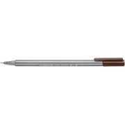 Staedtler Triplus Fineliner 334 Rotulador de Punta Fina - Trazo de 0.3mm - Tinta Base de Agua - Color Sepia Calido