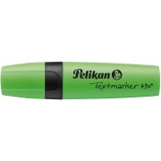 Pelikan Subrayador Textmarker 490 - Base de Agua - 3 Anchos de Trazo - Color Verde Fluorescente