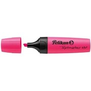 Pelikan Subrayador Textmarker 490 - Base de Agua - 3 Anchos de Trazo - Color Rosa Fluoresencete