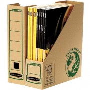 Fellowes Bankers Box Earth Revistero A4 - Carton Reciclado Certificacion FSC - Color Marron