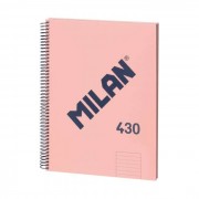 Milan Serie 1918 Cuaderno Espiral Formato A4 Pautado 7mm - 80 Hojas de 95 gr/m2 - Microperforado