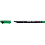 Stabilo OHPen Rotulador Permanente - Punta Superfina - Trazo de 0.4mm - Agarre Antideslizante - Tapon Ventilado - Color Verde