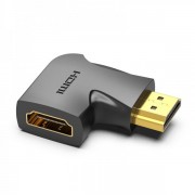 Vention Adaptador HDMI Macho a HDMI Hembra 4K 90º - Color Negro