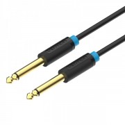 Vention Cable Estereo Jack 6.5 Macho a Jack 6.5 Macho - 3m - Color Negro