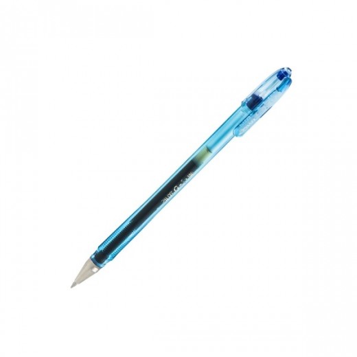 Pilot Boligrafo de Gel G1 - Recargable - Punta de Bola 0.7mm - Trazo 0.32mm - Cuerpo Transparente - Color Azul