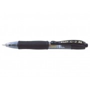 Pilot Boligrafo de Gel G2 Pixie XS Retractil - Punta de Bola Redonda 0.7mm - Trazo 0.32mm - Grip Ergonomico - Color Negro