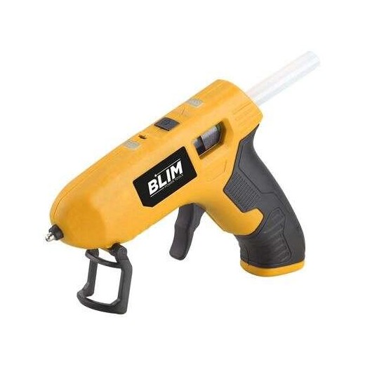 Blim Pistola de Silicona Bateria - Diseño Compacto y Ergonomico - Color Amarillo