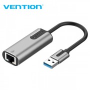 Vention Adaptador USB 3.0 a RJ45 1000Mbps - 0.15m - Color Gris