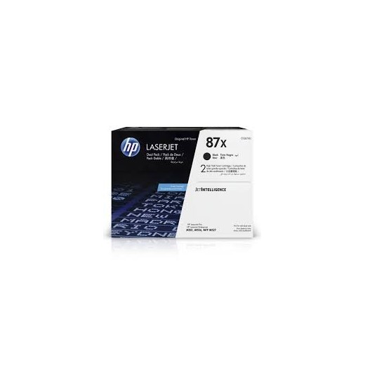 HP CF287XD Negro Pack de 2 Cartuchos de Toner Original - 87X