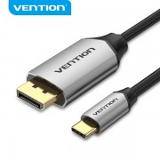 Vention Adaptador USB-C a DisplayPort - Conexion Estable y Rapida - Color Negro