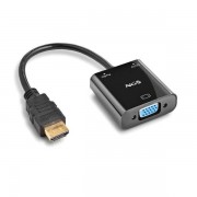 NGS Chamaleon Adaptador HDMI a SVGA + Audio Full HD + Cable de Aimentacion Incluido - Color Negro