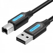 Vention Cable Impresora USB 2.0 Macho a USB-B Macho - 0.5m - Color Negro