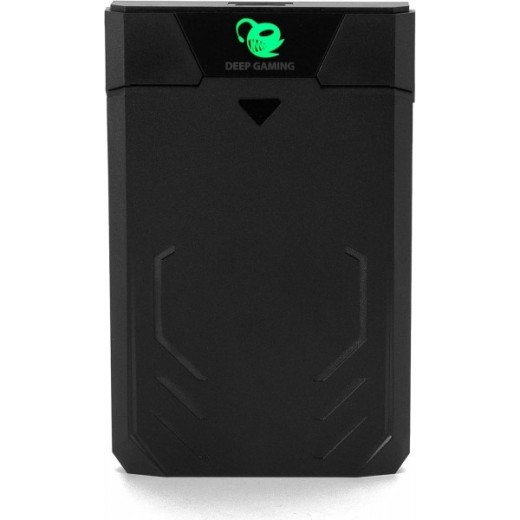 DeepGaming Carcasa Externa HDD/SDD 2.5" hasta 3TB SATA USB 3.0 - Color Negro