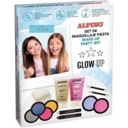 Alpino Set de Maquillaje Fiesta Glow Up - Se Lava con Agua y Jabon - Testado Dermatologicamente - Colores Surtidos