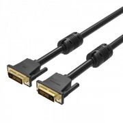 Vention Cable DVI-D Macho a DVI-D Macho - 1.5m - Color Negro