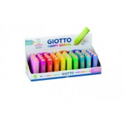 Giotto Happy Gomma Goma de Borrar - Forma de Lapiz - Para Borrar Grafito - Colores Fluo Surtidos